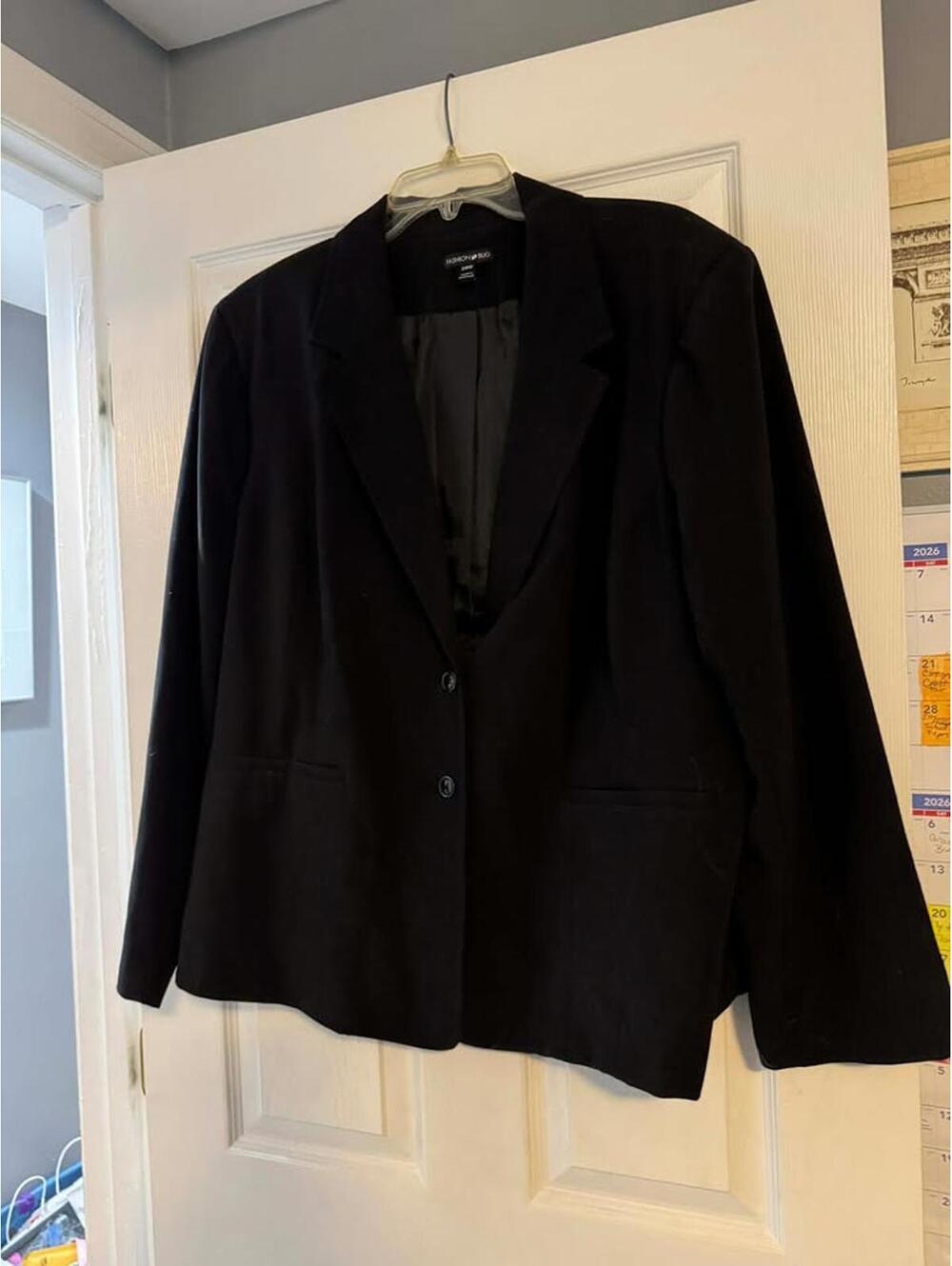 Fashion Bug Black Women's Blazer Jacket Size 24W